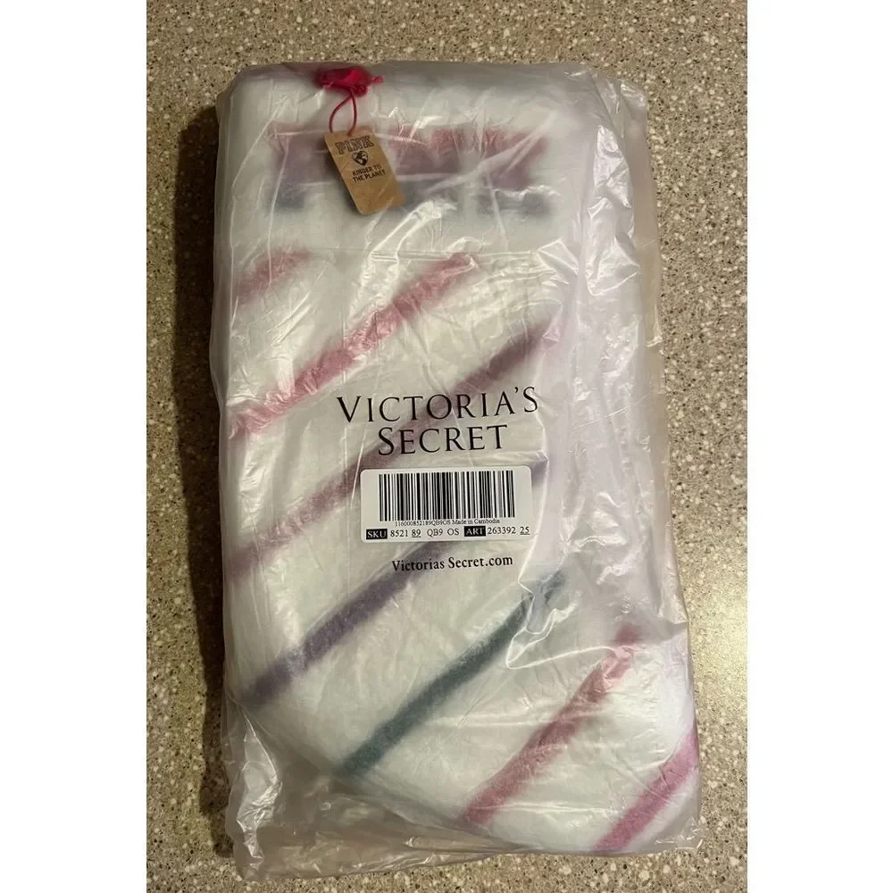 2022 ~ Victoria Secret ~ Pink ~ Recycled Sherpa Stocking ~ Limited Edition ~ NEW